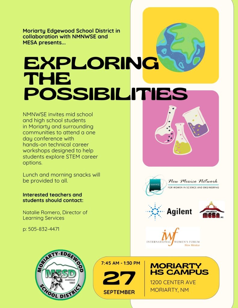 Exploring the Possibilities event at Moriarty High School