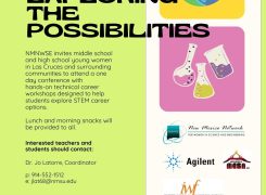 Exploring the Possibilities flyer for Las Cruces