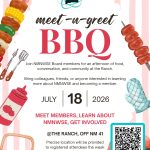 Flyer for July 18, 2026 NMNWSE Meet n' Greet at King Ranch